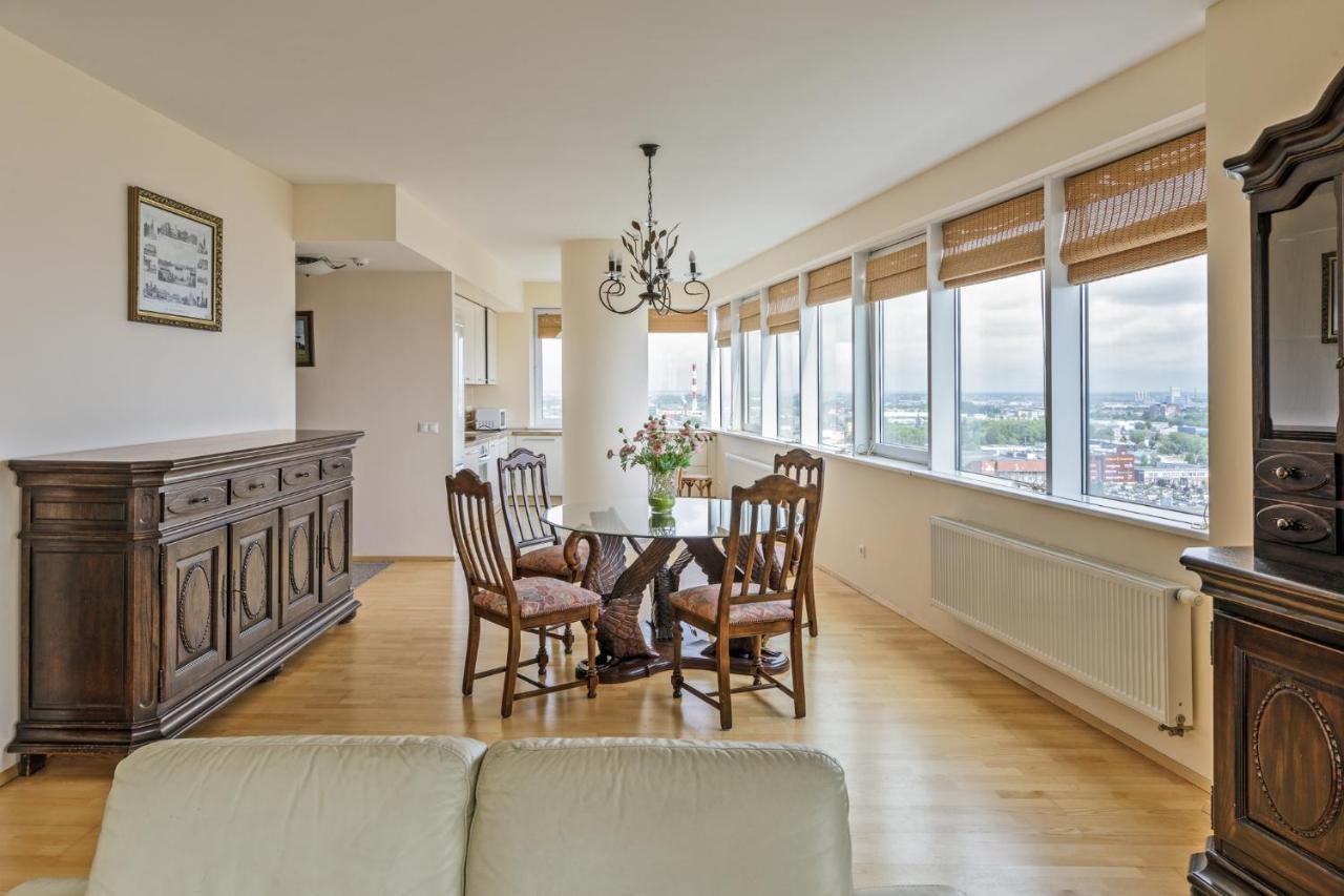 Sea View Apartment On 19Th Floor Klaipėda Kültér fotó