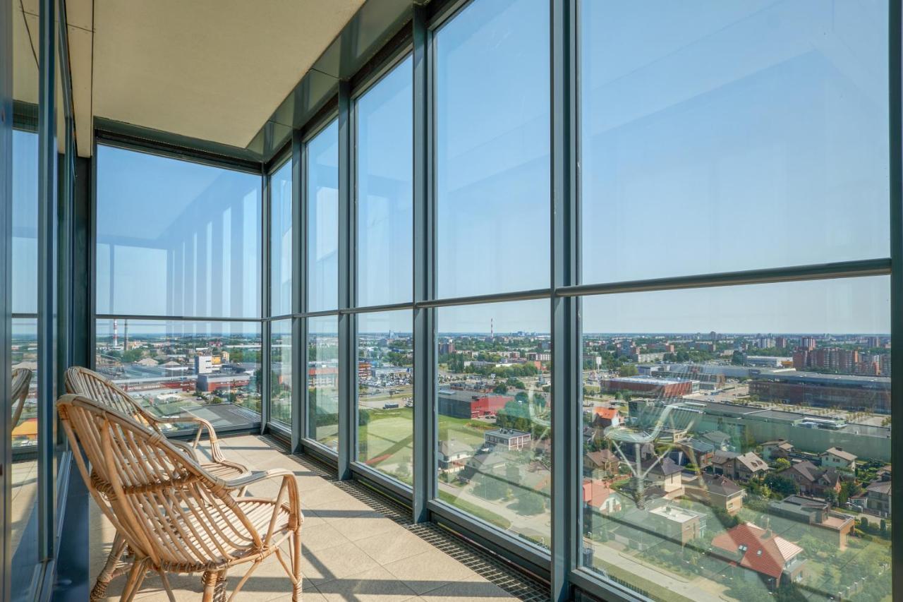 Sea View Apartment On 19Th Floor Klaipėda Kültér fotó