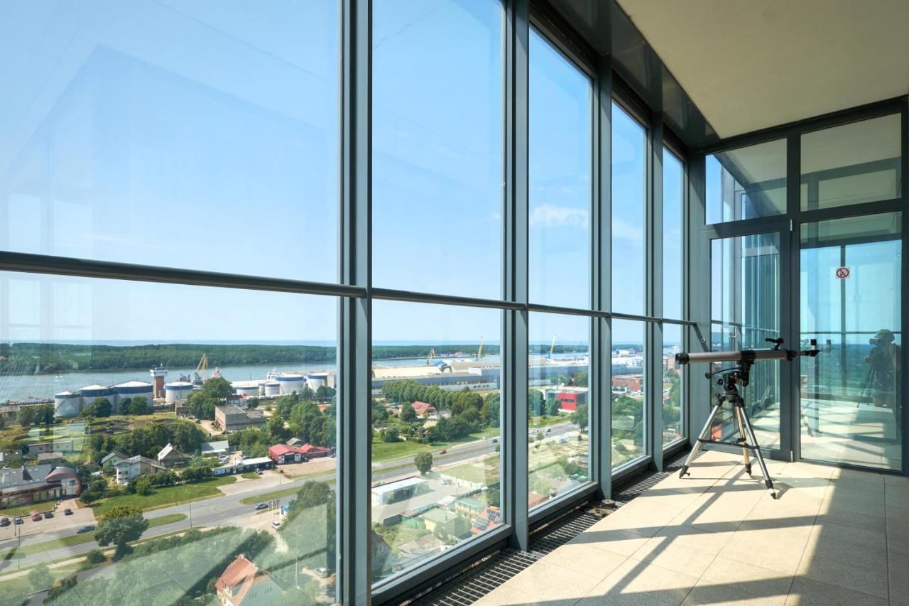 Sea View Apartment On 19Th Floor Klaipėda Kültér fotó
