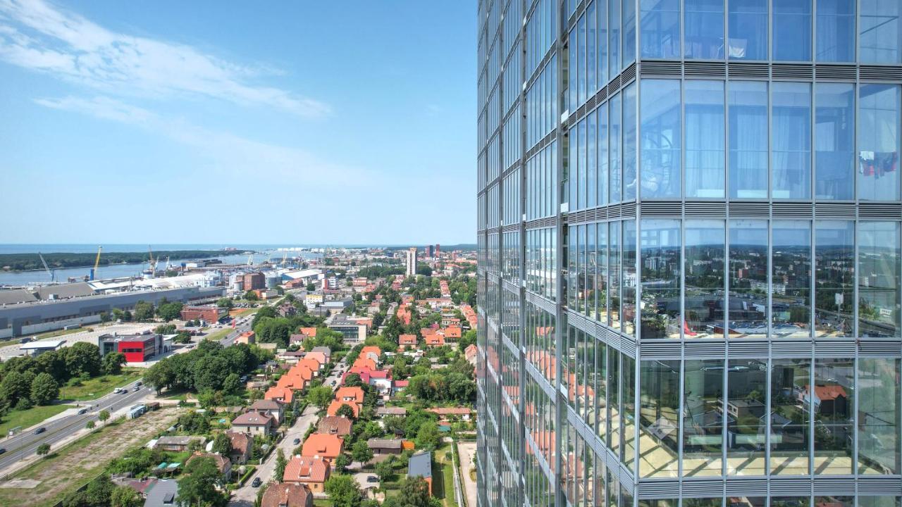 Sea View Apartment On 19Th Floor Klaipėda Kültér fotó